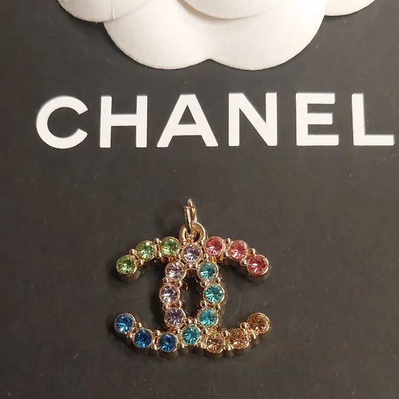 CC Multicolor Crystal Charm Pendant - Picture 2 of 3